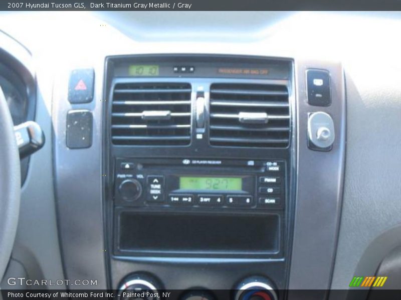 Dark Titanium Gray Metallic / Gray 2007 Hyundai Tucson GLS