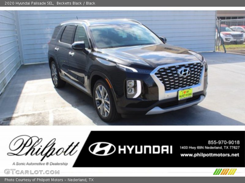 Becketts Black / Black 2020 Hyundai Palisade SEL