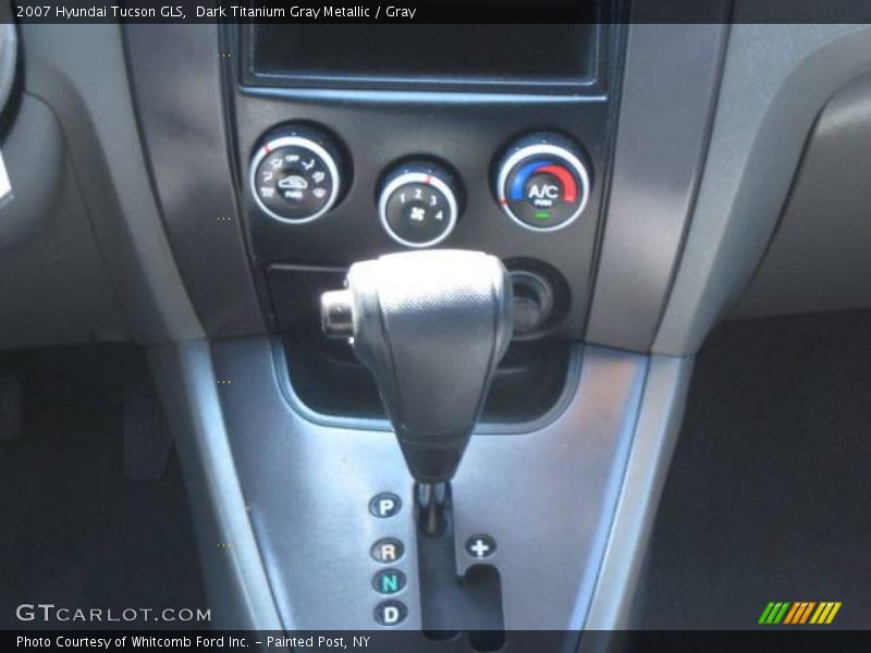 Dark Titanium Gray Metallic / Gray 2007 Hyundai Tucson GLS