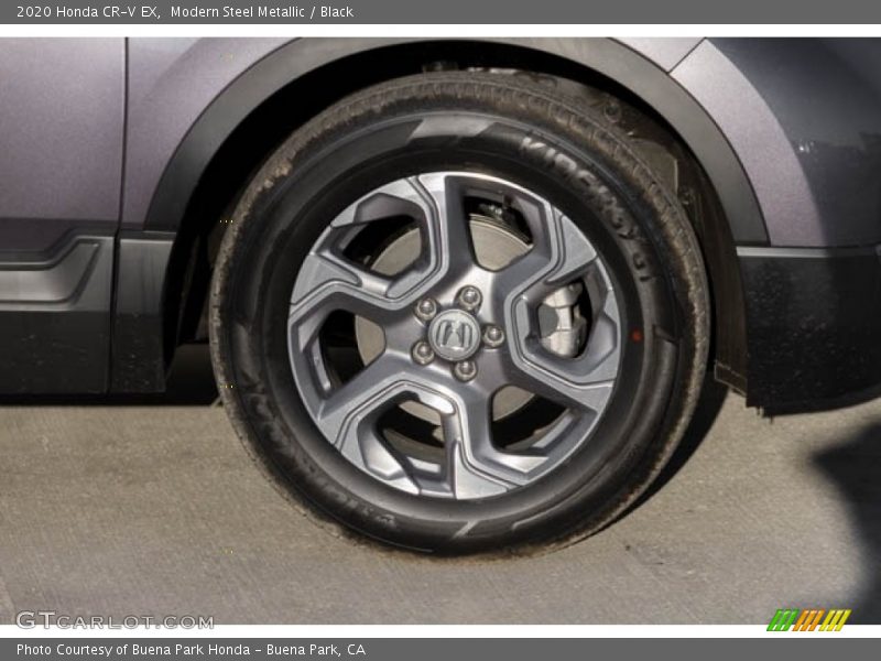 Modern Steel Metallic / Black 2020 Honda CR-V EX