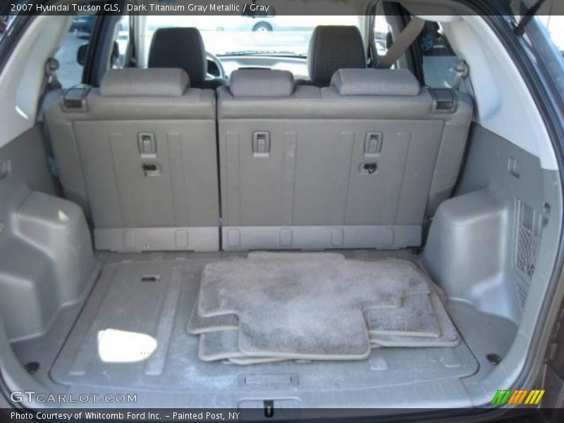Dark Titanium Gray Metallic / Gray 2007 Hyundai Tucson GLS