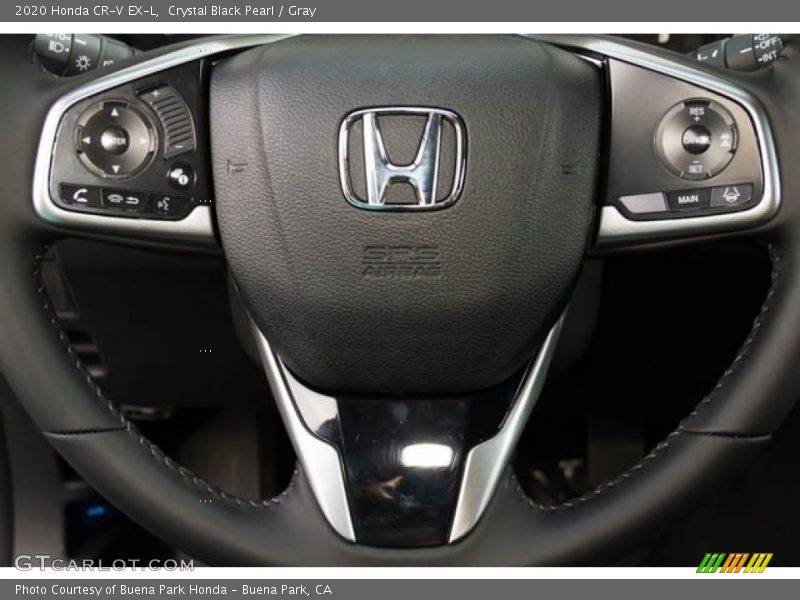 Crystal Black Pearl / Gray 2020 Honda CR-V EX-L