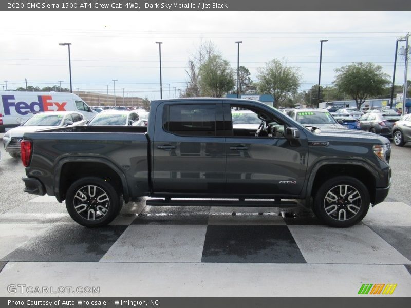 Dark Sky Metallic / Jet Black 2020 GMC Sierra 1500 AT4 Crew Cab 4WD