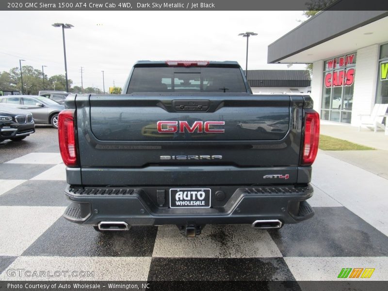 Dark Sky Metallic / Jet Black 2020 GMC Sierra 1500 AT4 Crew Cab 4WD