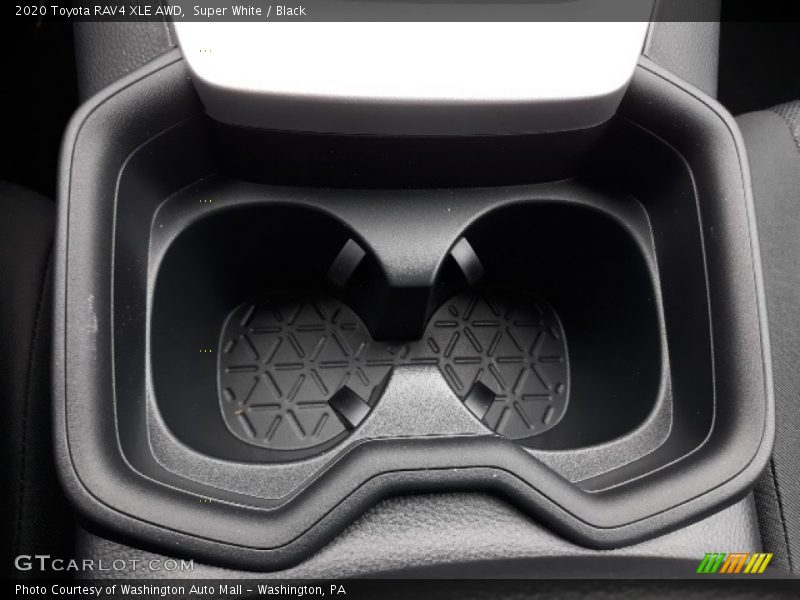 Super White / Black 2020 Toyota RAV4 XLE AWD