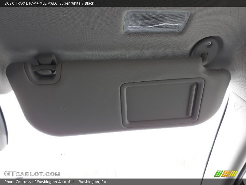 Super White / Black 2020 Toyota RAV4 XLE AWD