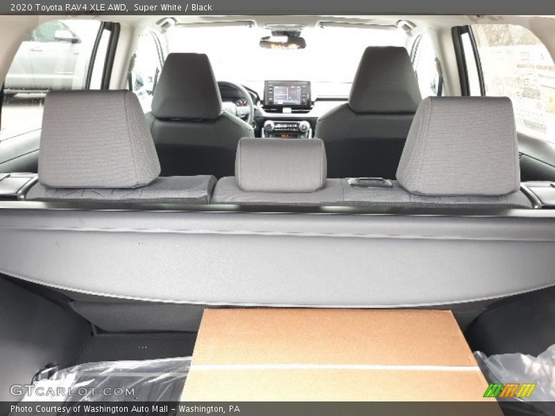 Super White / Black 2020 Toyota RAV4 XLE AWD