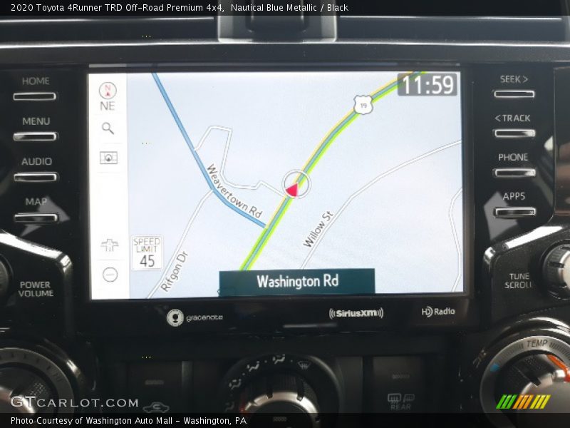 Nautical Blue Metallic / Black 2020 Toyota 4Runner TRD Off-Road Premium 4x4