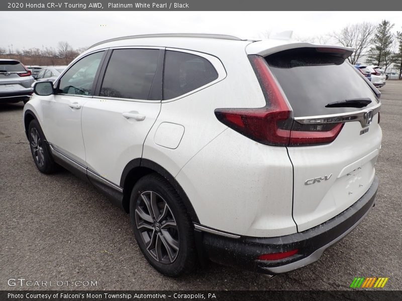 Platinum White Pearl / Black 2020 Honda CR-V Touring AWD
