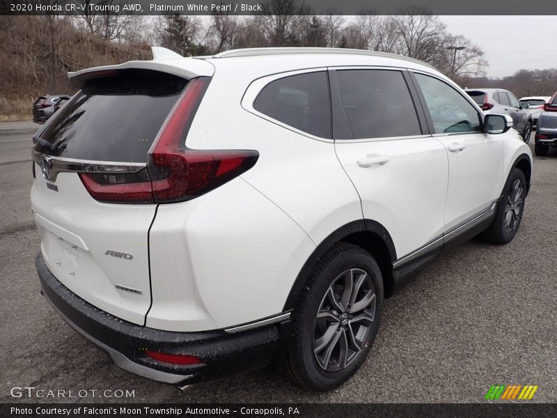 Platinum White Pearl / Black 2020 Honda CR-V Touring AWD