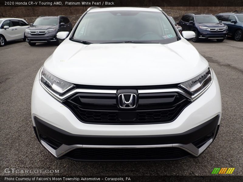 Platinum White Pearl / Black 2020 Honda CR-V Touring AWD