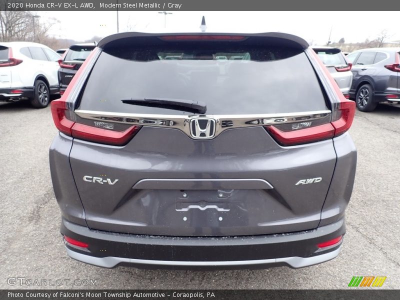 Modern Steel Metallic / Gray 2020 Honda CR-V EX-L AWD