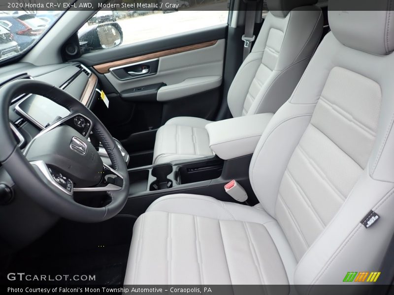 Modern Steel Metallic / Gray 2020 Honda CR-V EX-L AWD