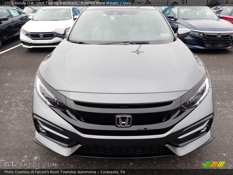 Polished Metal Metallic / Ivory 2020 Honda Civic Sport Touring Hatchback