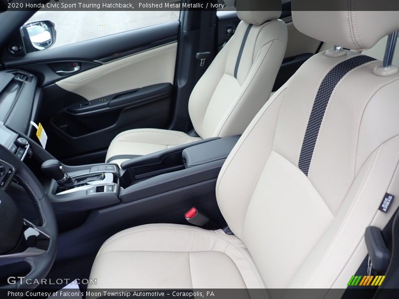 Front Seat of 2020 Civic Sport Touring Hatchback