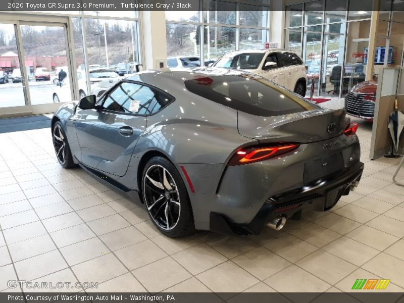 Turbulence Gray / Black 2020 Toyota GR Supra 3.0 Premium