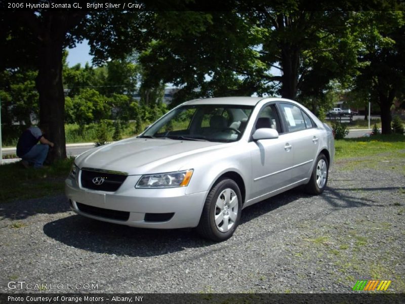 Bright Silver / Gray 2006 Hyundai Sonata GL