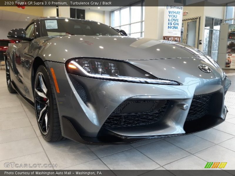 Turbulence Gray / Black 2020 Toyota GR Supra 3.0 Premium