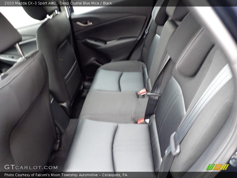 Deep Crystal Blue Mica / Black 2020 Mazda CX-3 Sport AWD