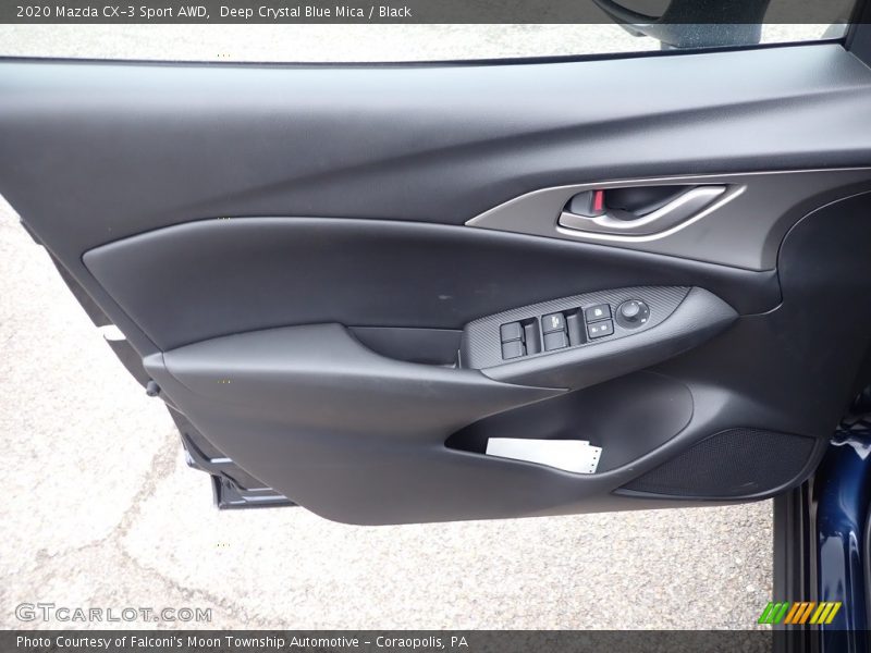 Deep Crystal Blue Mica / Black 2020 Mazda CX-3 Sport AWD