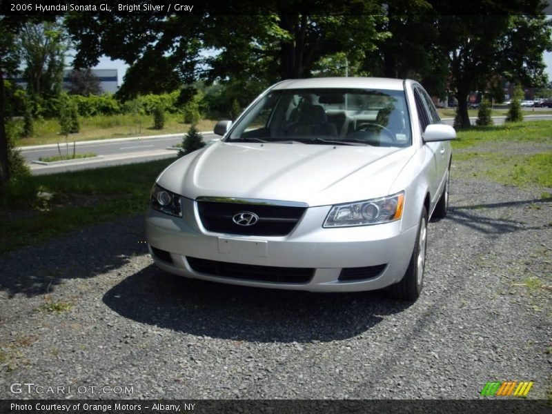Bright Silver / Gray 2006 Hyundai Sonata GL