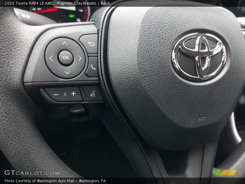 Magnetic Gray Metallic / Black 2020 Toyota RAV4 LE AWD