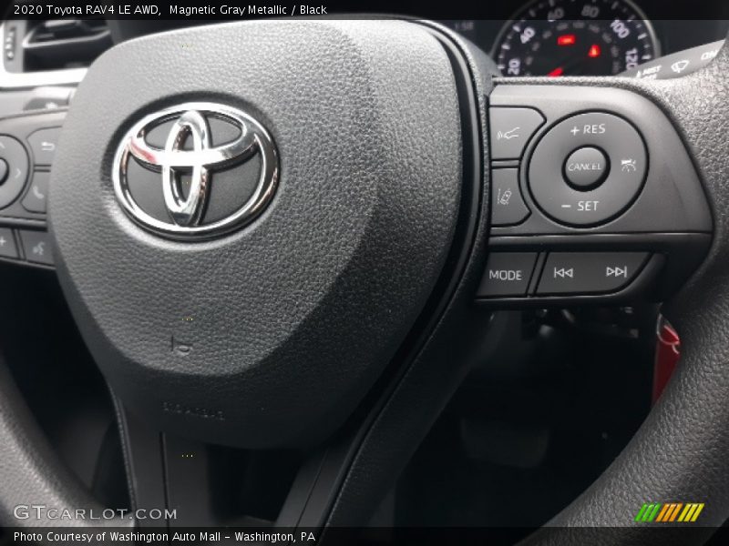 Magnetic Gray Metallic / Black 2020 Toyota RAV4 LE AWD