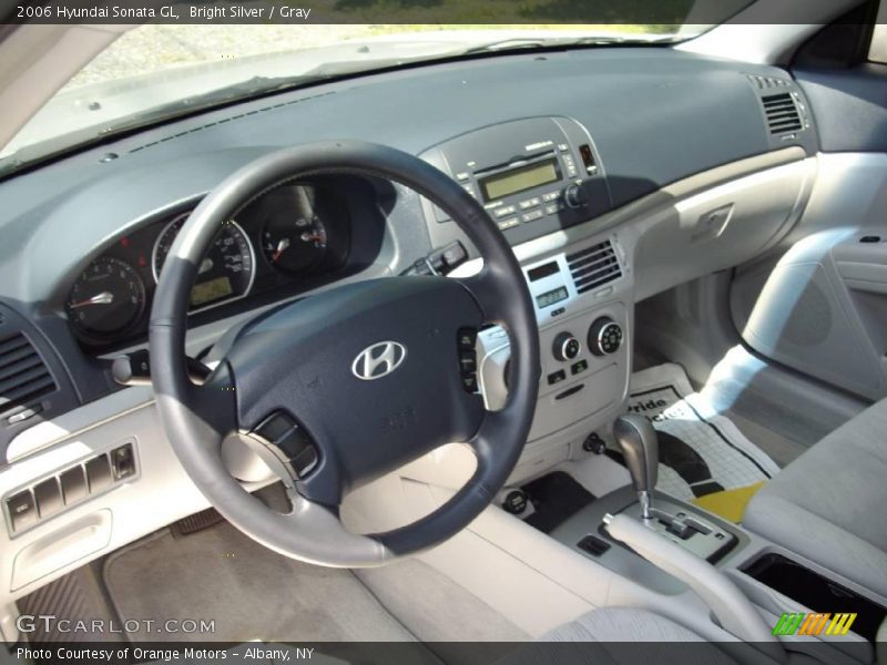 Bright Silver / Gray 2006 Hyundai Sonata GL