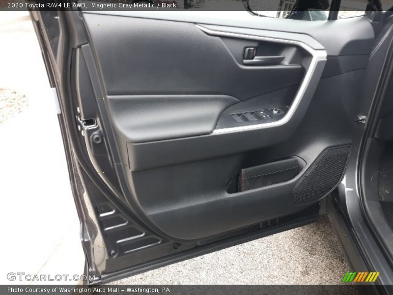 Magnetic Gray Metallic / Black 2020 Toyota RAV4 LE AWD