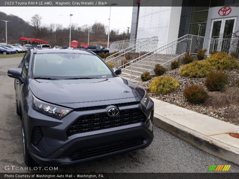 Magnetic Gray Metallic / Black 2020 Toyota RAV4 LE AWD