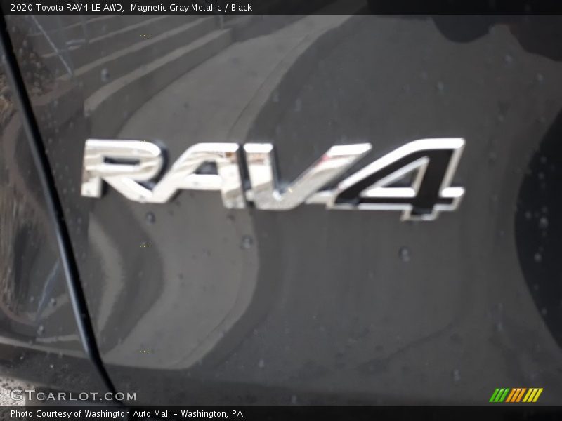 Magnetic Gray Metallic / Black 2020 Toyota RAV4 LE AWD