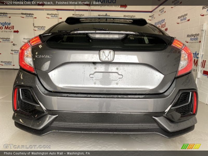 Polished Metal Metallic / Black 2020 Honda Civic EX Hatchback