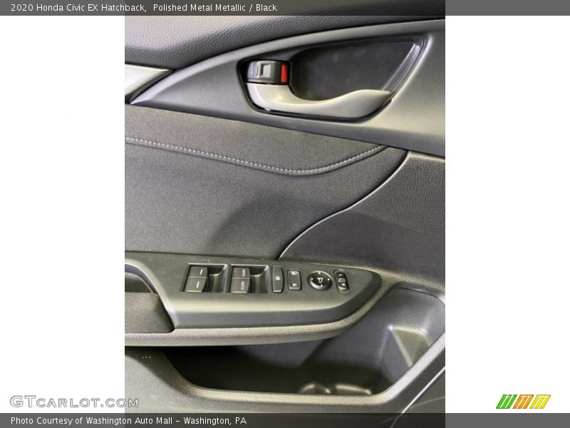 Polished Metal Metallic / Black 2020 Honda Civic EX Hatchback