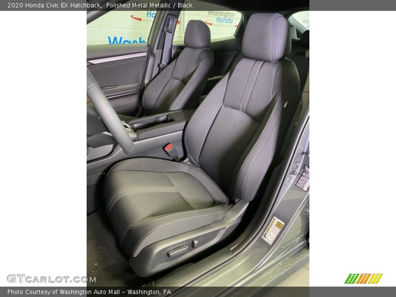 Polished Metal Metallic / Black 2020 Honda Civic EX Hatchback