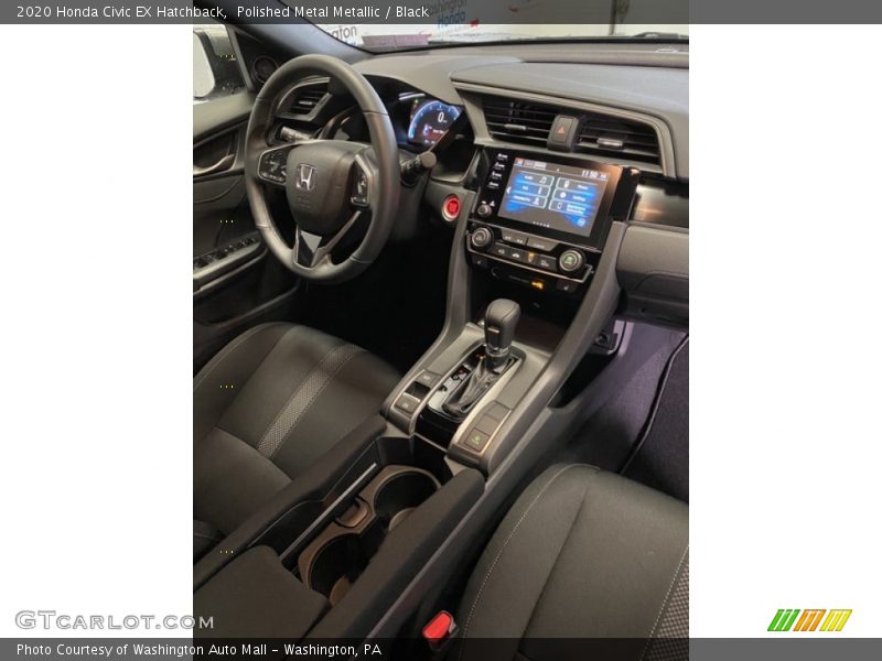 Polished Metal Metallic / Black 2020 Honda Civic EX Hatchback
