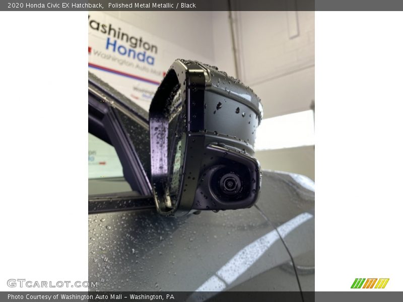 Polished Metal Metallic / Black 2020 Honda Civic EX Hatchback
