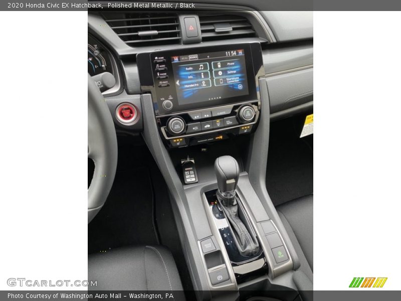 Polished Metal Metallic / Black 2020 Honda Civic EX Hatchback