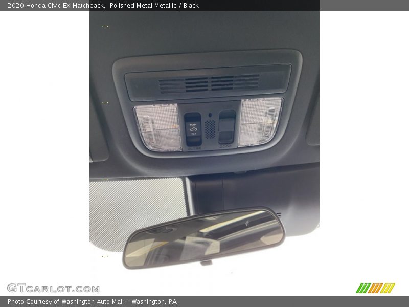 Polished Metal Metallic / Black 2020 Honda Civic EX Hatchback