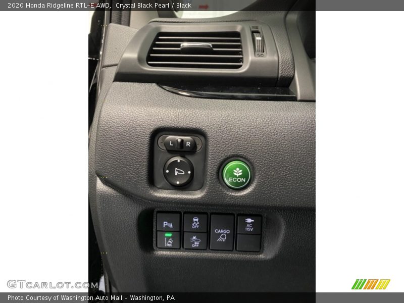 Controls of 2020 Ridgeline RTL-E AWD