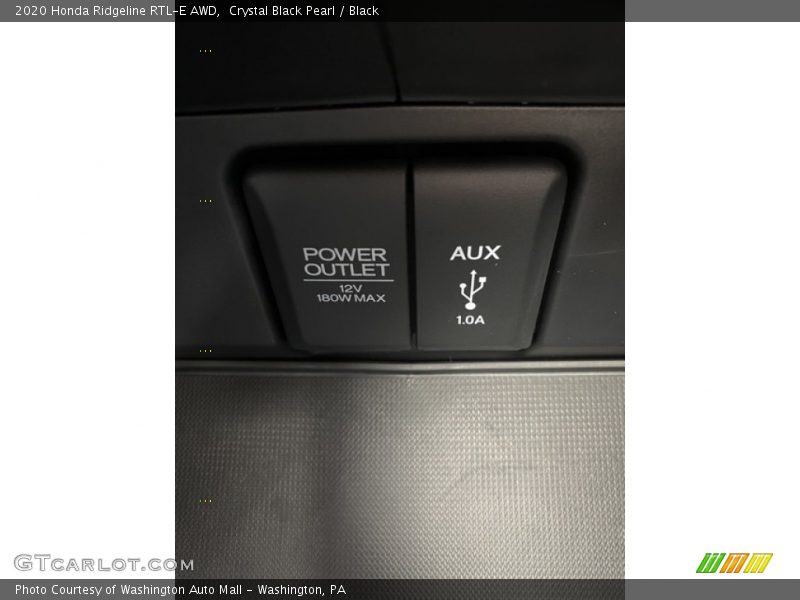 Crystal Black Pearl / Black 2020 Honda Ridgeline RTL-E AWD