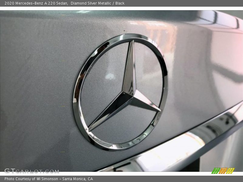 Diamond Silver Metallic / Black 2020 Mercedes-Benz A 220 Sedan