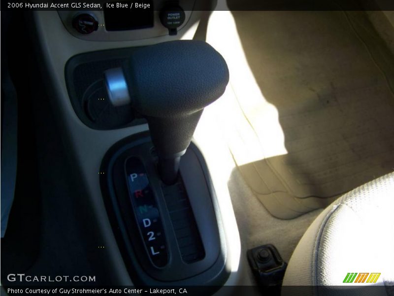 Ice Blue / Beige 2006 Hyundai Accent GLS Sedan