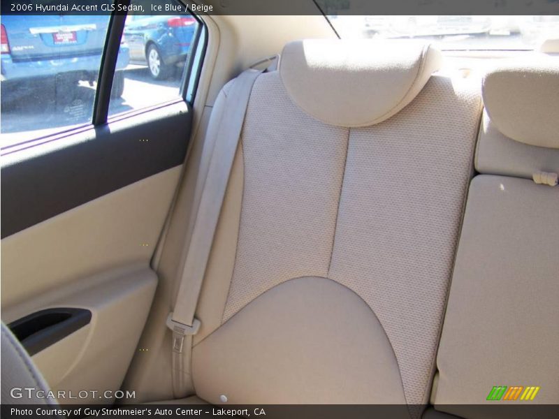 Ice Blue / Beige 2006 Hyundai Accent GLS Sedan