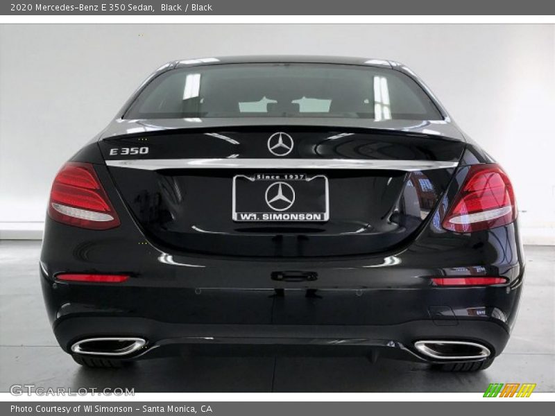Black / Black 2020 Mercedes-Benz E 350 Sedan