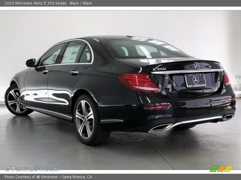 Black / Black 2020 Mercedes-Benz E 350 Sedan