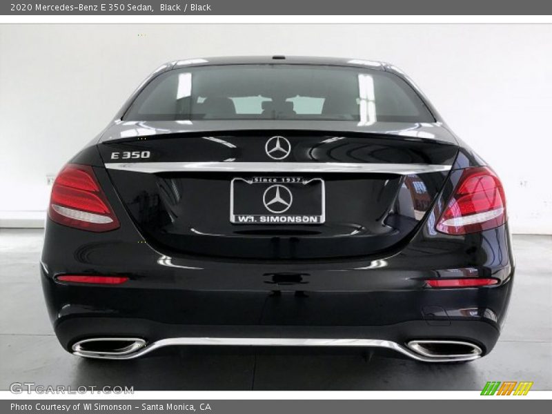 Black / Black 2020 Mercedes-Benz E 350 Sedan