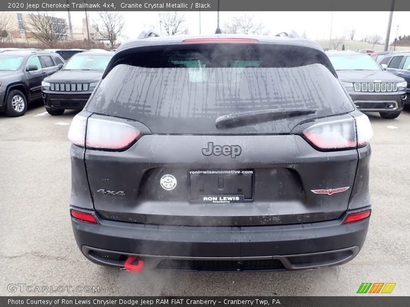 Granite Crystal Metallic / Black 2020 Jeep Cherokee Trailhawk 4x4