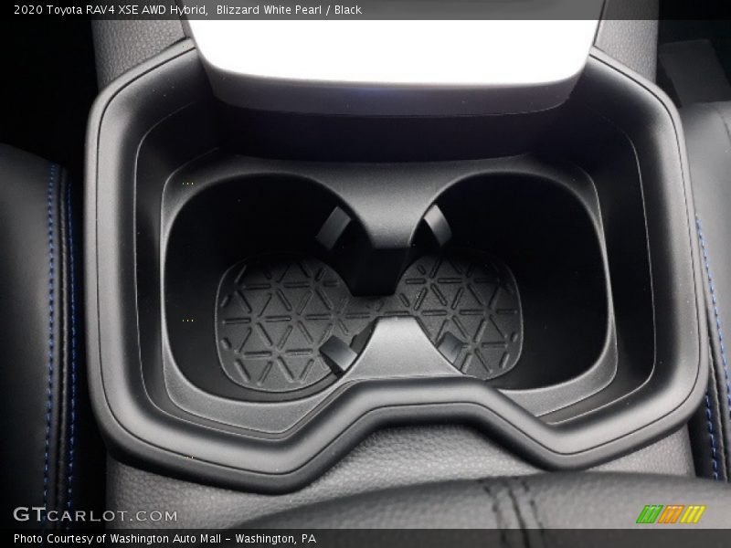 Blizzard White Pearl / Black 2020 Toyota RAV4 XSE AWD Hybrid