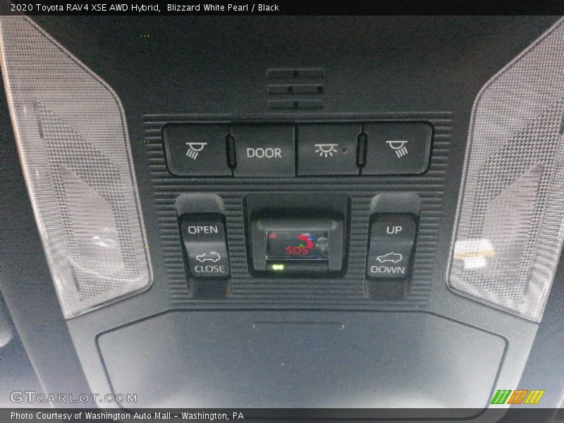 Blizzard White Pearl / Black 2020 Toyota RAV4 XSE AWD Hybrid