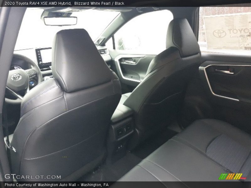 Blizzard White Pearl / Black 2020 Toyota RAV4 XSE AWD Hybrid